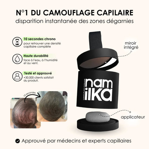 Poudre capillaire homme