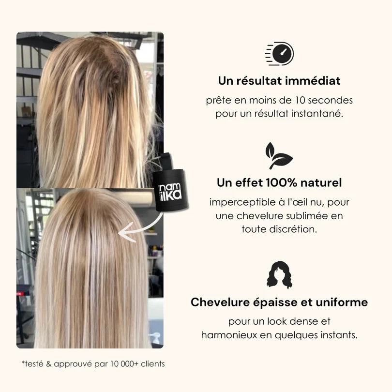 Poudre capillaire femme