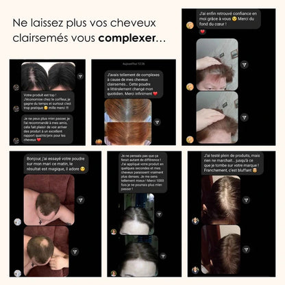 Poudre capillaire femme