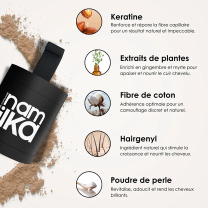 Poudre capillaire femme